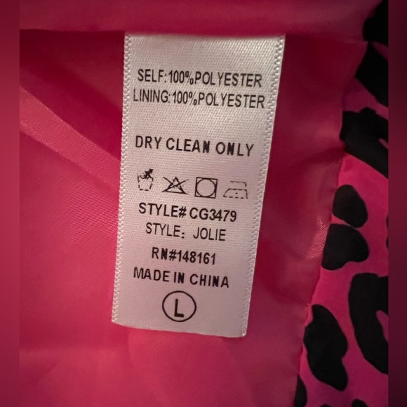 BL Jolie puffer jacket in pink Leo - Picture 7 of 7